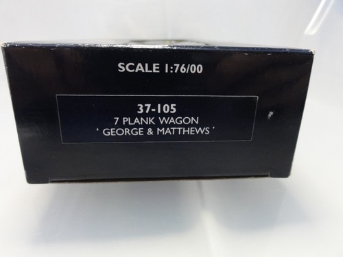 Bachmann 7 Plank Wagon. George & Matthews. No.5 37-105. - Picture 3 of 6