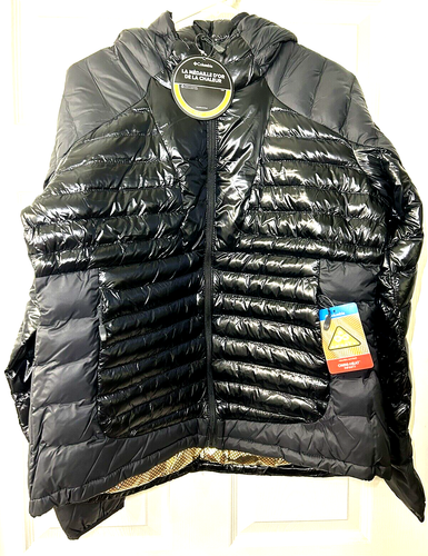 Giacca con cappuccio nera Columbia taglia XL Labyrinth con cappuccio nera inverno autunno cerniera intera - Foto 13 di 13