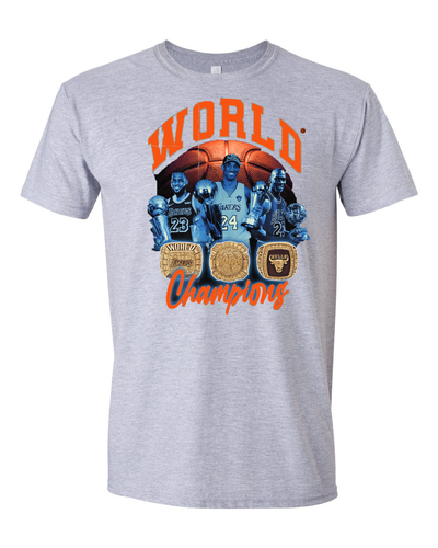 NBA World Champions Graphic Tees - Unisex Short Sleeve - Size S - 4 XL - Picture 5 of 10