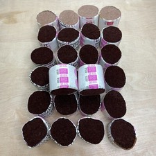 LOT Of 26 READICUT WOOL YARN ROLLS LATCH HOOK RUG ENGLAND Burgundy 4 SHADE 86