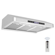 [Used] Awoco RH-S10-30MS 30"W S/S Range Hood, 4 Speeds, 8" Vent, 2 LED, 1000 CFM