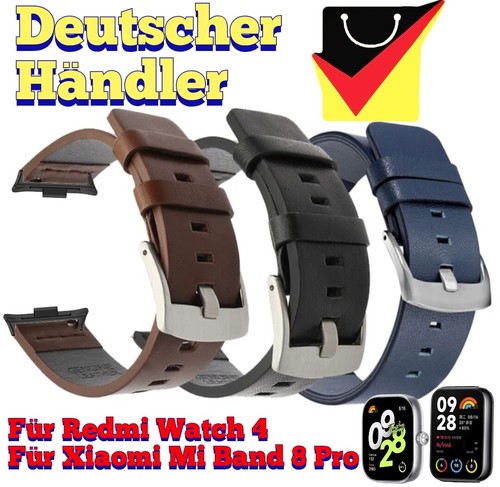 Skórzany pasek do Xiaomi Mi smart Band 8 Pro / 9 Pro / Redmi Watch 4,sport strap