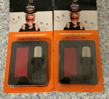    Hyde  Eek Water Activated Crimson Red Halloween Makeup Kit   2 Lot  