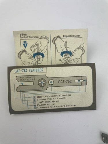 Combat Application Tools Barrel Scraping Tool for Gun Cleaning CAT 762 - LOOK - Bild 4 von 5