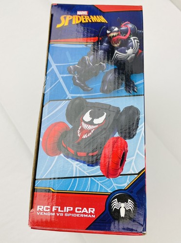 Marvel Spider-Man Venom Vs Spiderman Remote Control RC Flip Car 6” - Picture 7 of 8