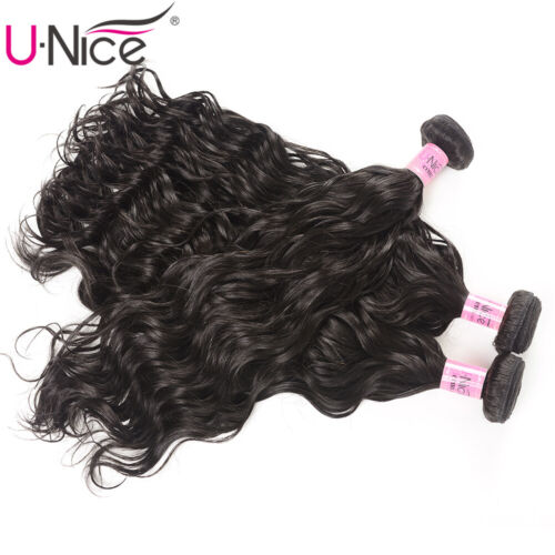 UNice Hair Peruvian Natural Wave Human Hair Extensions 1 Bundle/100g Hair Weaves - Picture 11 of 13