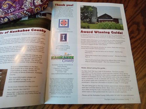Barn Quilts of Kankakee County Illinois Book 2014 Rare - Picture 4 of 4