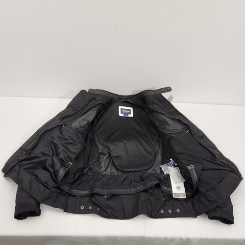 Triumph Falcon Leather Nylon Hard Shell Motorcycle Riding Jacket Men’s 46/56 - Picture 19 of 19