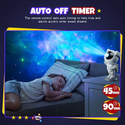 Star Galaxy Astronaut Projector Light Starry Space Night Lamp Kids Room Decor - Picture 6 of 14