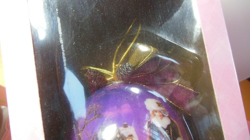Barbie DECOUPAGE Ornament "From Barbie With Love" NIB Includes Wooden Stand 1996 - Picture 5 of 6