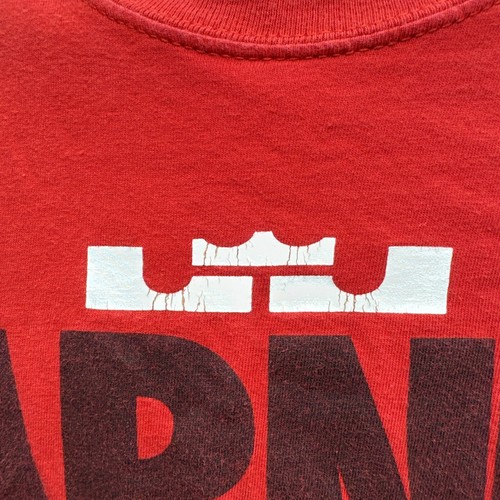 Nike Lebron James T-Shirt Medium Rot South Beach Earned Not Given Ring MVP - Bild 3 von 8