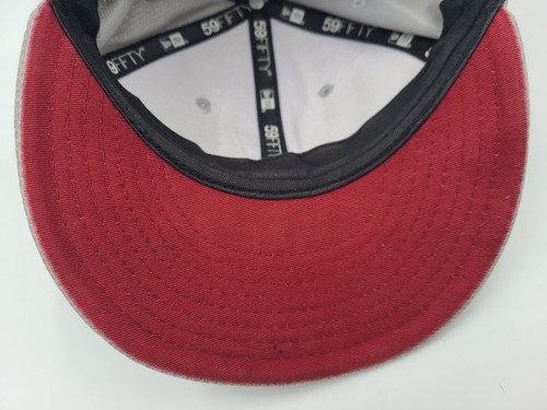 University of Alabama Crimson Tide New Era 59Fifty Distressed Fitted 7 Hat Cap - Picture 16 of 18