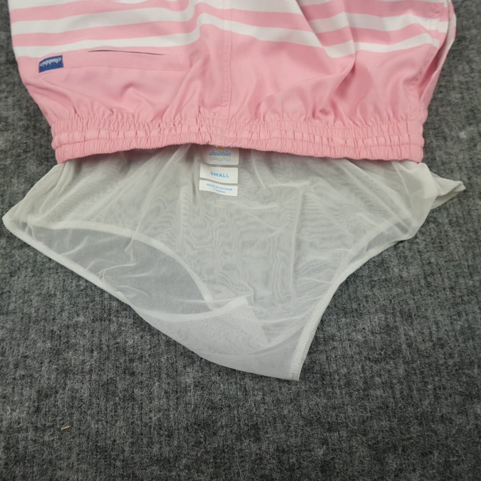 Chubbies Shorts Mens Small Pink Lined Classic Swim Trunk The On The Horizons -