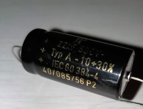 X1 Capacity F&T Electrolytic Type A - 0.022uF - 500V Guitar/Amplifier Promo 2025 - Picture 1 of 2