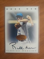 1996 Leaf Signature Series Robb Nen Bronze Certified Autograph