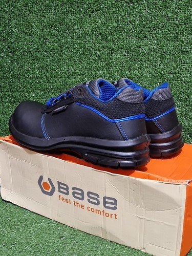 Botas de seguridad de trabajo para hombre Entrenadores Talla Uk6 Base Izar S3 CI SRC Negro Azul Borde Nuevas - Imagen 3 de 8