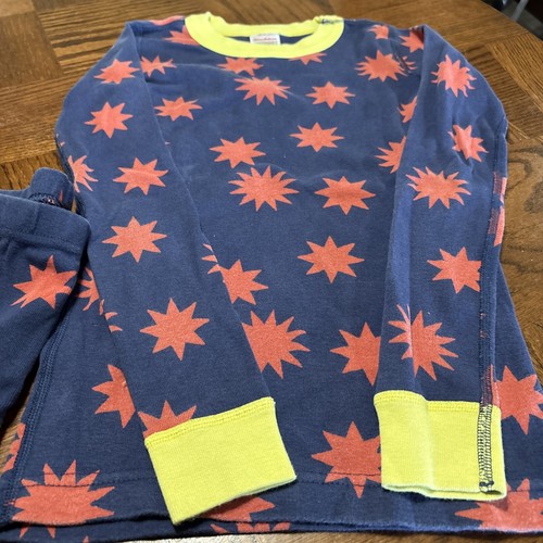 Hanna Andersson Pajama Set Girls/Boys Multicolor 2 Piece Long Sleeve Size 8 - Picture 2 of 4