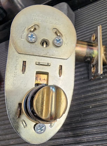 Schlage E Series Handleset Parts Brass Finish - Picture 2 of 3