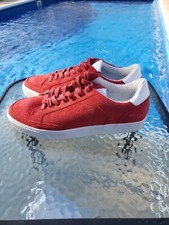 Re/done Redone Women&#39;s Red Crimson Suede 90s skate sneaker size US 10/EU 41
