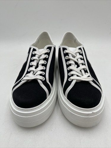 Givenchy Black City Platform Sneakers Black/White Size 39 - Picture 2 of 14