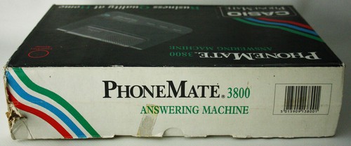 VINTAGE CASIO PHONEMATE 3800 ANSWERING MACHINE NEW NOS ! - Picture 5 of 8