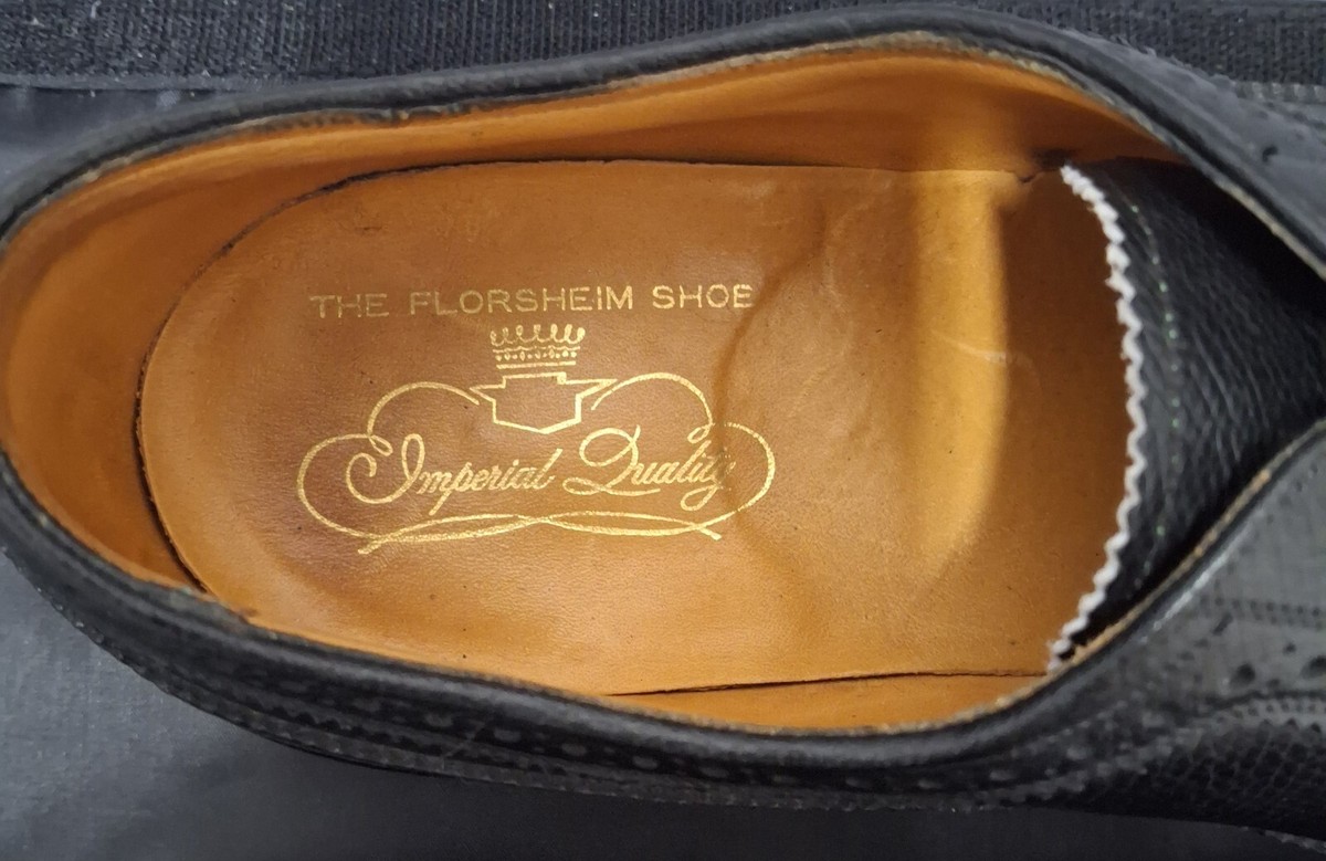 Vintage Florsheim Imperial Kenmoor 92604 Men's Size 9.5C V