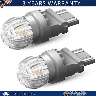 NEW 3157 T25 LED Turn Signal Parking Light Blinker Corner Bulbs Amber T 2/4x