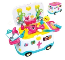 Pinkfong 119 Ambulance Hospital Play -Talking Stethoscope /korea for toy