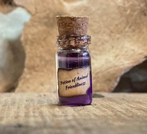 Dollhouse Miniature witchy potion, 1/12 Haunted Apothecary DND Fairy Decor