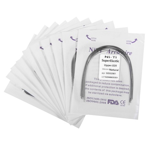 Dental Ortho Super Elastic Niti Round Archwire 012/0.14/0.16/0.18/0.20 Nature ns - Picture 109 of 121