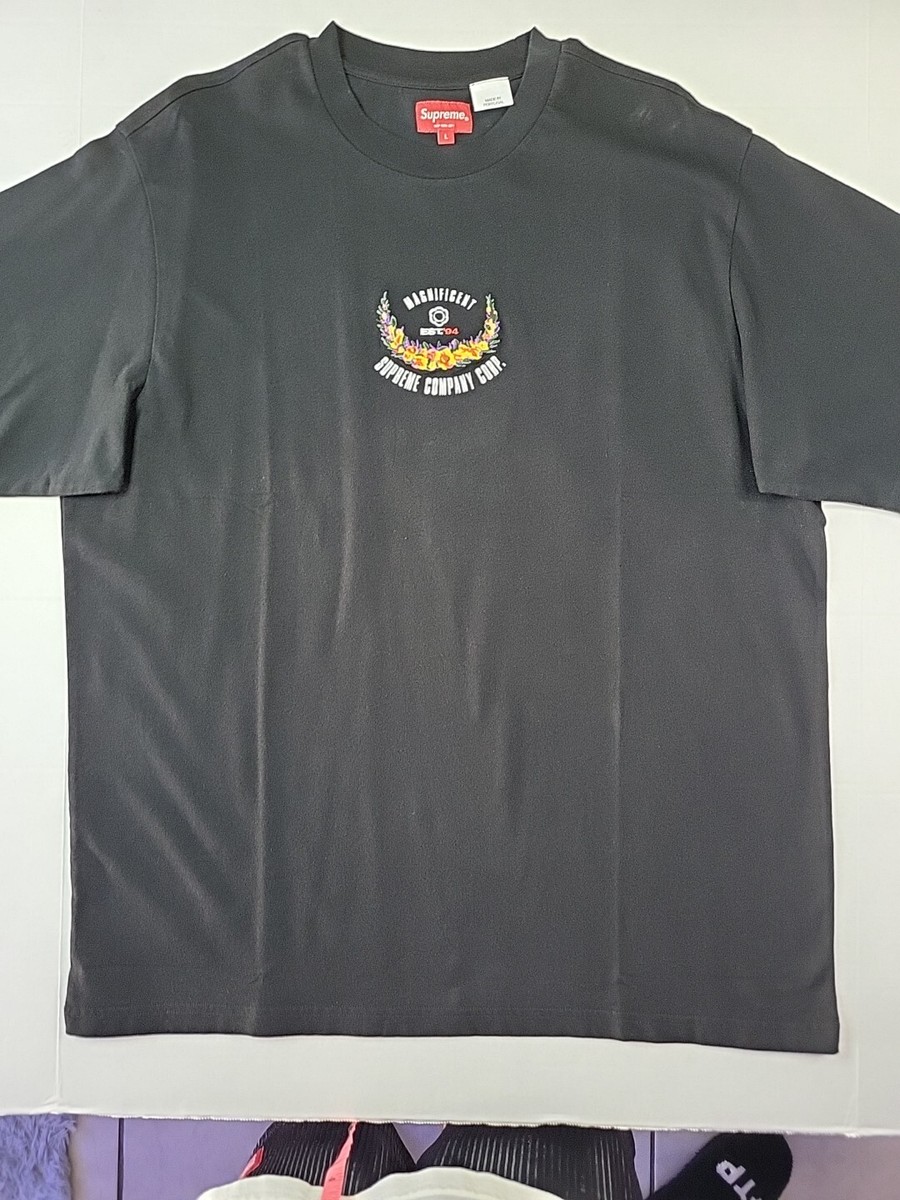 Supreme Heavyweight 'Supreme Company Corp.' Tee, L, 23x31