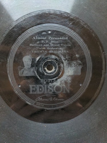 Holy Holy Lord God Almost Persuaded Edison Diamond Disc Albert Lindquest A8 - Imagen 5 de 8