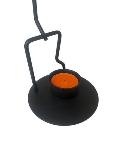 Dual Teelicht Kerzenhalter Wärmer Wachsschmelze Metall Glas Stickman Geschenkidee Deko - Bild 2 von 6