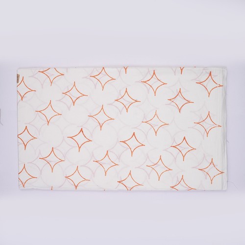 2.5 Yard Multi Color Start Block Print Cotton Voile Dress Material Sewing Fabric - Picture 6 of 7