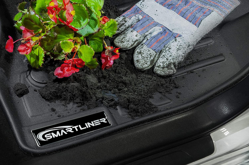 Floor Mats 1St Row Liner Black Compatible with 2019-2022 Silverado/S - Picture 8 of 12