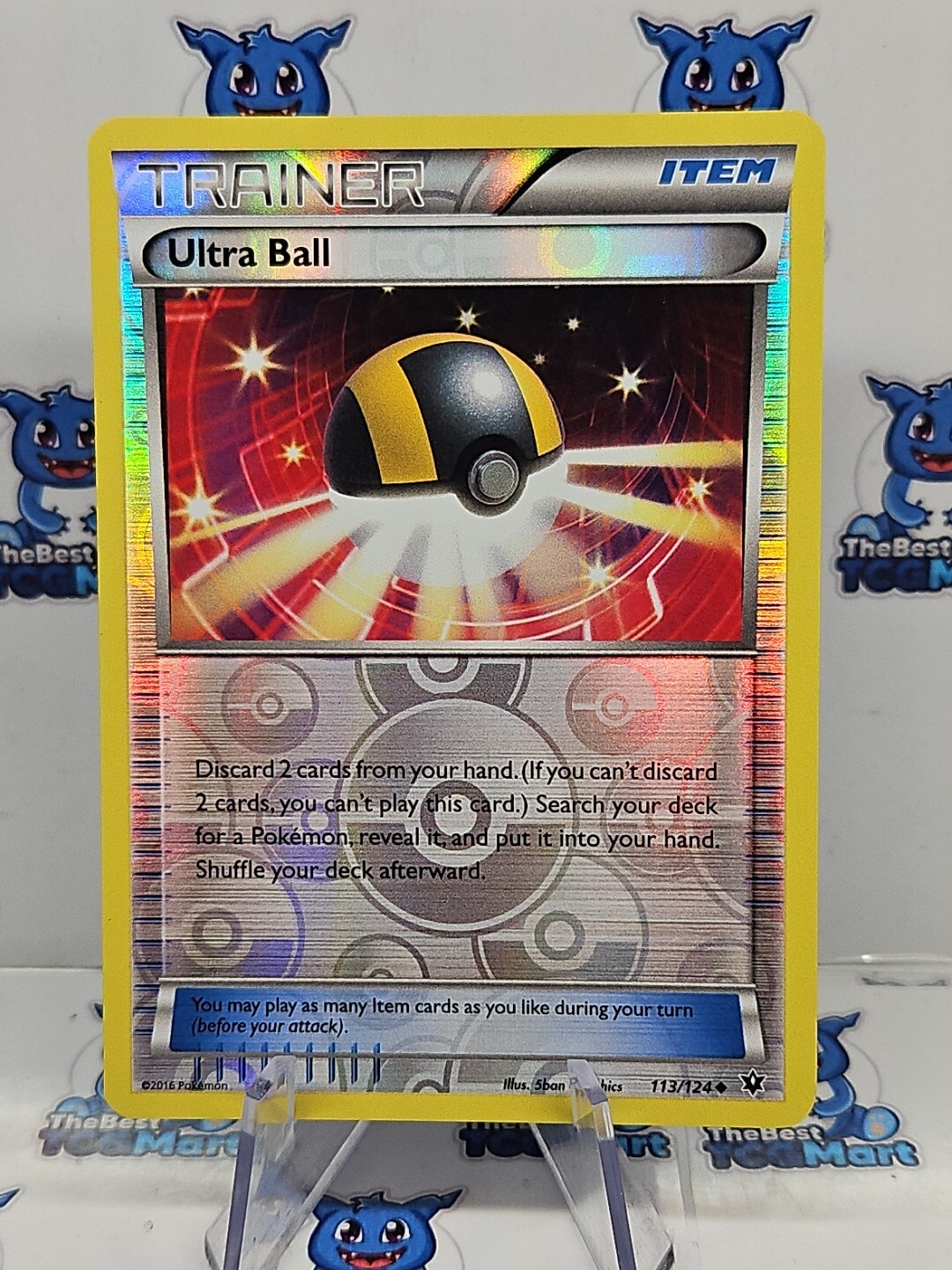 Ultra Ball - 113/124 Reverse Holo Pokemon XY Fates Collide NM