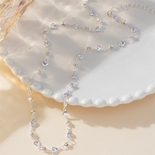 Boho Zirkon Kristall Herz Anhänger Halskette Halsband verstellbar Damen Schmuck Neu - Bild 10 von 22