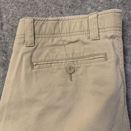 ROWM Pants Mens 34x32 Biege Chinos Straight Flat Front - Picture 7 of 18