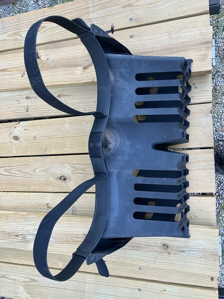 E Z GO RXV Golf Cart Part Bag Rack and Sweater Basket with Bag Straps 2008+ New - Image 3 of 4