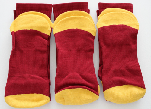 USC Trojans Crew Socks 3 Pack Men's Large 8-12 Team Crimson/University Gold - Picture 5 of 6