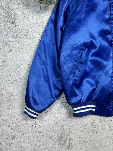Hartwell Made In USA Philadelphia Softball Bomber Jacket Size L Blue - Picture 6 of 22