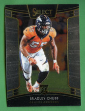 BRADLEY CHUBB 2018 SELECT CONCOURSE ROOKIE CARD DENVER BRONCOS (DOLPHINS)