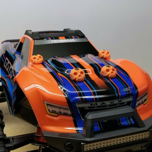 FULLFORCE RC TRAXXAS MAXX 4S 10. MASSSTAB 4 STÜCK KAROSSERIESCHONER UNTERLEGSCHEIBEN - SKULL VERSIONEN - Bild 11 von 21