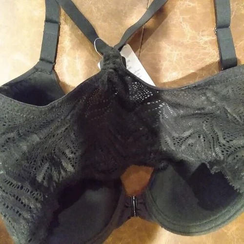 Natori Lush Front Close T-Back T-Shirt Bra 728309 black - Picture 5 of 6