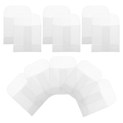 50 Stck. kleine Umschläge Pergament Papiertüten 5X5CM Schmuck Stempel Aufbewahrung Beutel - Bild 8 von 12