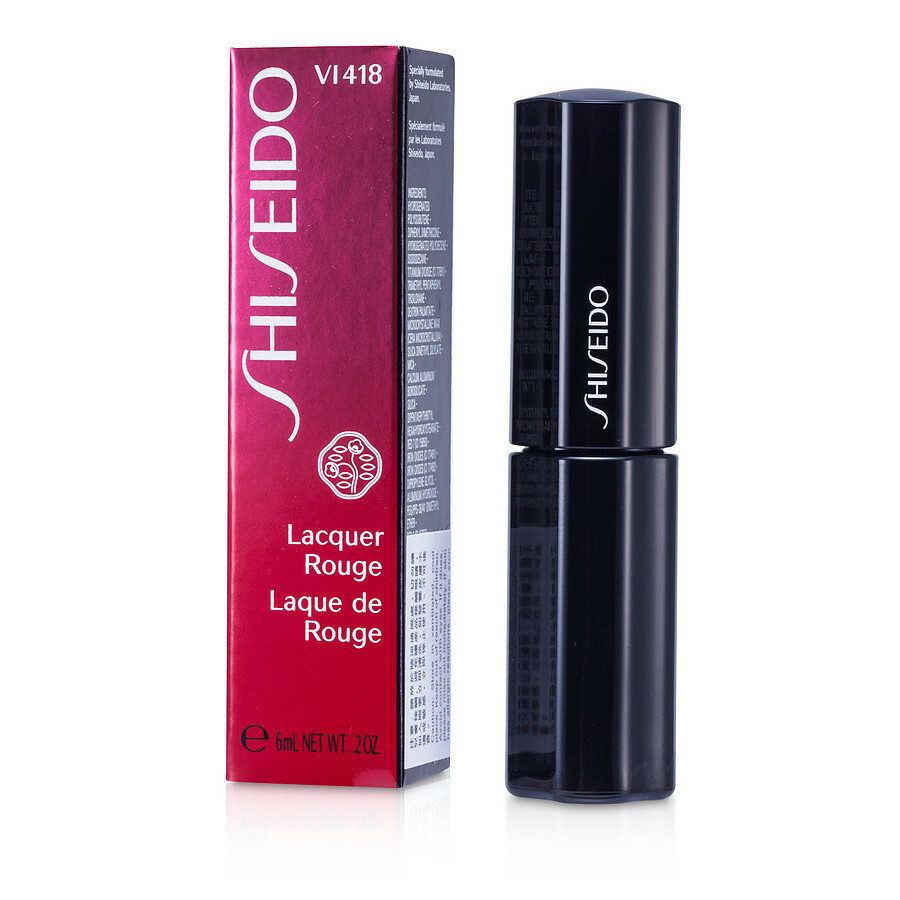 SHISEIDO LACQUER ROUGE LIP GLOSS # VI 418 0.2 Oz / 6 ml BRAND NEW