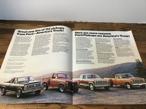 1982 Ford F-Series Truck 22-page Sales Brochure Catalog - F-150 F-100 F-250 - Picture 3 of 6