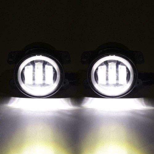 RGB LED Headlights Fog Lights w/Brackets For Jeep Wrangler JL Gladiator JT 18-22 - Picture 12 of 20