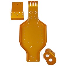 TEAM ASSOCIATED RC10 CHASSIS, GOLD AS6637 C