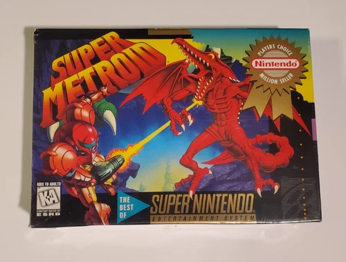 Super Metroid (Super  Nintendo SNES, 1994) ☆ SEALED ☆